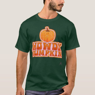Retro-Western Herbst Herbstwoch, Kürbiskürbis T-Shirt