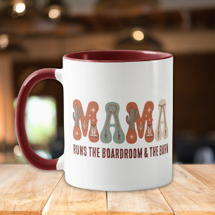 Retro Western-Mutter-Cowgirl-Mama-Büro-Kaffee Tasse