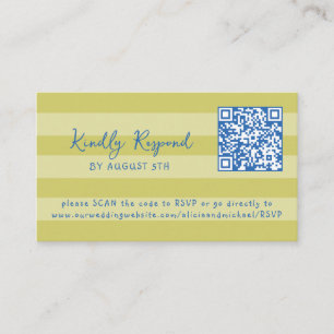 Retro-Whimsical-Sommer-Strand-QR-Code-online-RSVP Begleitkarte