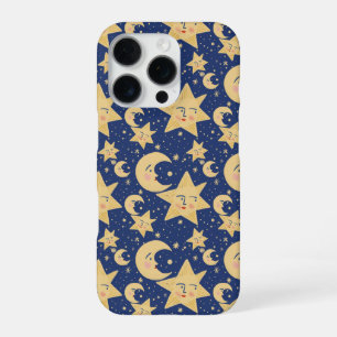 Retro Whimsy Goth Celestial iPhone 16 Fall Pro Hülle