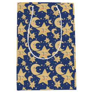 Retro Whimsy Goth Celestial Mittlere Geschenktüte