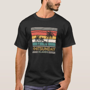 Retro Whitsunday-Inseln, Tropischer Sommer-Spaß T-Shirt