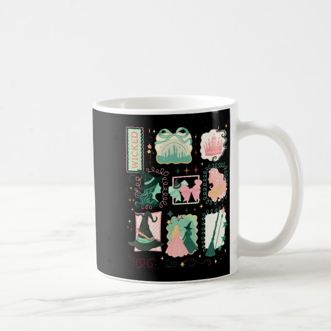 Retro Wicked Stamps Christmas Vibes Clothing Long  Kaffeetasse (Rechts)