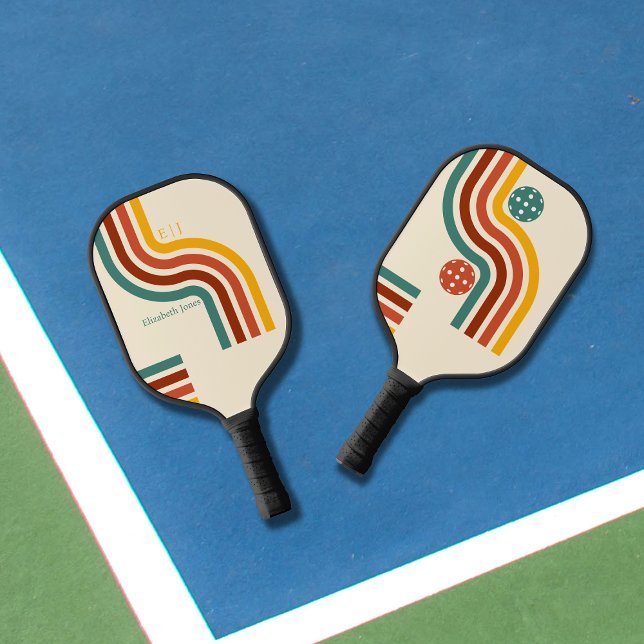 Retro-Wiederbelebung: Erleben Sie den 70er mit Gel Pickleball Schläger (Von Creator hochgeladen)