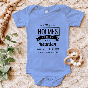 Retro-Wiedersehen-Logo für moderne Familien