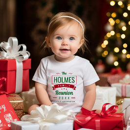 Retro-Wiedersehen-Logo für moderne Familien Baby Strampler