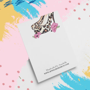 Retro Wild Print Stiletto Hibiskus Earring Holder