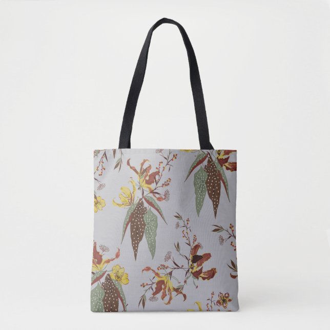 Retro wilde Blume Vintage Stimmung, botanische Pfl (Vorderseite)