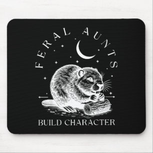 Retro Wilde Tanten Bauen Charakter Lustige Neue Ta Mousepad