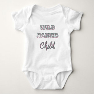 Retro Wildhaar-Kind T-Shirt Baby Strampler