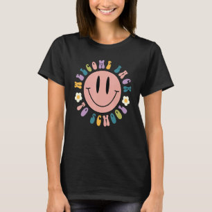 Retro Willkommen zurück zum Lächeln in der Schule T-Shirt