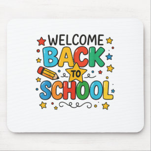 Retro Willkommen zurück zum Schullehrerpreis Mousepad