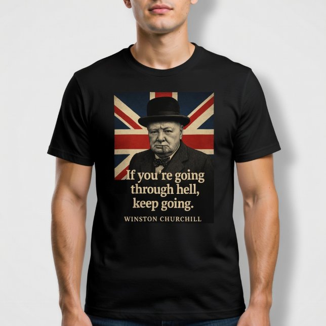 Retro Winston Churchill Tri-Blend Shirt (Von Creator hochgeladen)