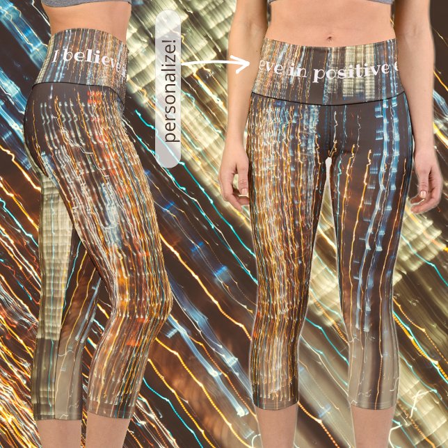 Retro-Winterleuchten Capri Leggings (Von Creator hochgeladen)