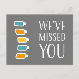 Retro Wir haben verpasst Chiropractic Recall Postkarte