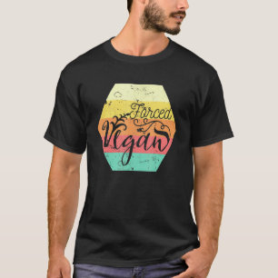 Retro wird gezwungen, vegan zu leben T-Shirt