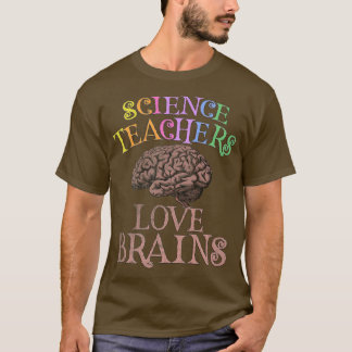 RETRO WISSENSCHAFTLICHE LEHRERIN LIEBE BRAINS Das  T-Shirt