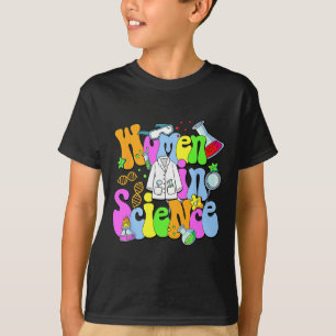 Retro Wissenschaftslehrer Frauen in der Wissenscha T-Shirt