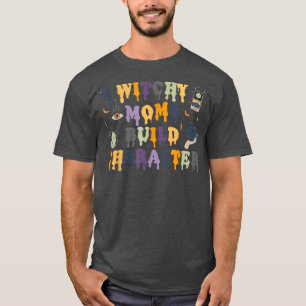 Retro Witchy Mama Build Charakter Halloween Mama W T-Shirt