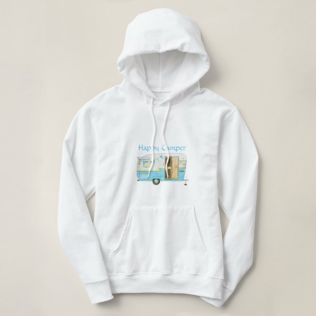 Retro WohnwagenanhängerHoodie Hoodie (Design vorne)