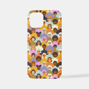 Retro Women of the World Pattern iPhone 12 Mini Hülle