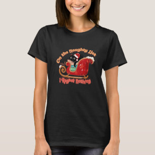 Retro Womens on Naughty List und ich bedauere Noth T-Shirt