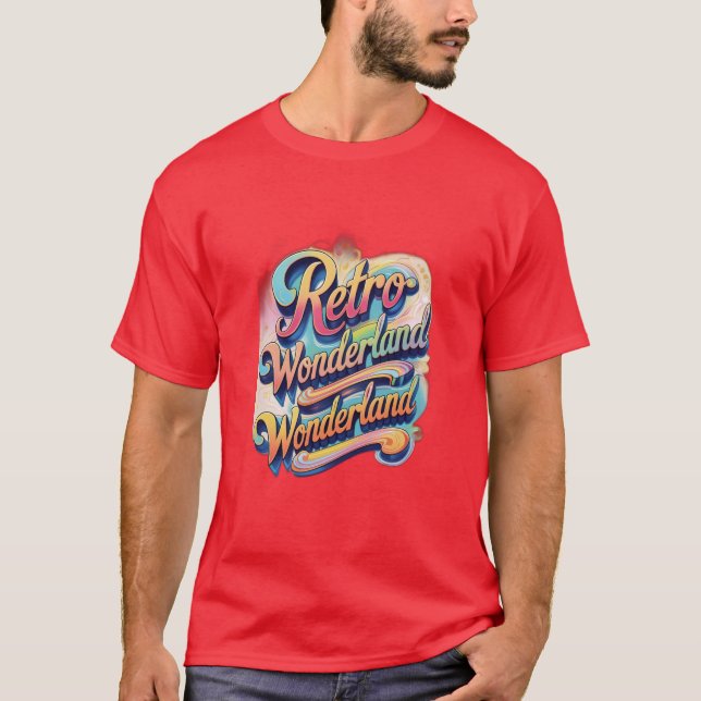 Retro Wonderland T-Shirt (Vorderseite)