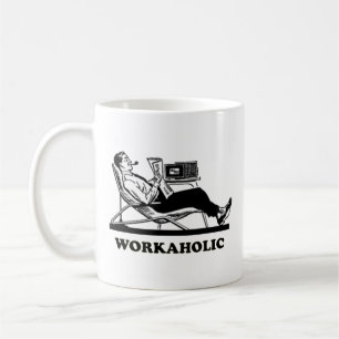 Retro Workaholic Tasse