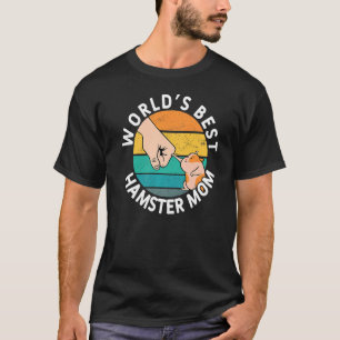 Retro World's Best Hamster Mama Niedlich Hamsters T-Shirt