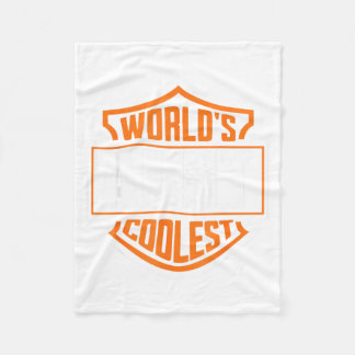 Retro Worlds Coolest Aunt Matching Family Reunion Fleecedecke
