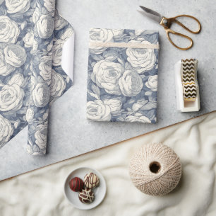 Retro-Wrapping-Papier für die Blume der strahlende Geschenkpapier
