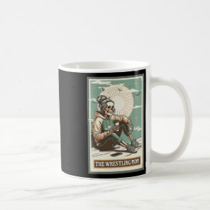 Retro-Wrestling-Mutter-Tarotkarte-Skelett-Mama-Mut Kaffeetasse