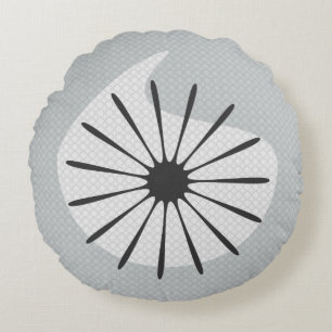 Retro Wurfs-Kissen Rundes Kissen