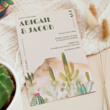 Retro-Wüste-Kaktus Arizona-Hochzeit in Urlaubsort