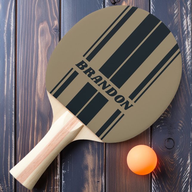 Retro-Wüste Zwei-Tonen-Bretter mit Namen Tischtennis Schläger (Von Creator hochgeladen)