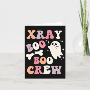 Retro Xray Boo Boo Crew Ghost Röntgeningenieur Hal Karte