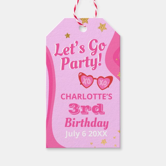 Retro Y2K Malibu Doll Geschenkanhänger (Vorderseite)