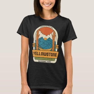 Retro Yellowstone Nationalpark Colorful Wild Air T-Shirt