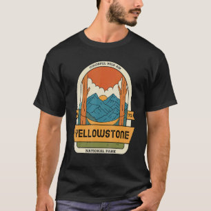 Retro Yellowstone Nationalpark Colorful Wild Air T-Shirt