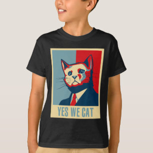 Retro Yes We Cat Funny Cat Lover Pet Besitzer T-Shirt