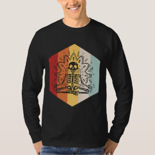 Retro Yoga Zen Meditation Yogi Vintager indischer T-Shirt