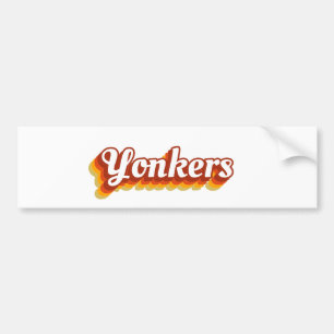 Retro Yonkers New York Autoaufkleber