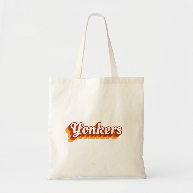 Retro Yonkers New York Tragetasche (Vorne)