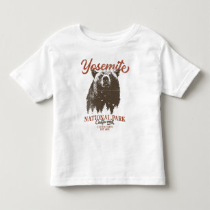 Retro Yosemite Nationalpark California Kleinkind T-shirt