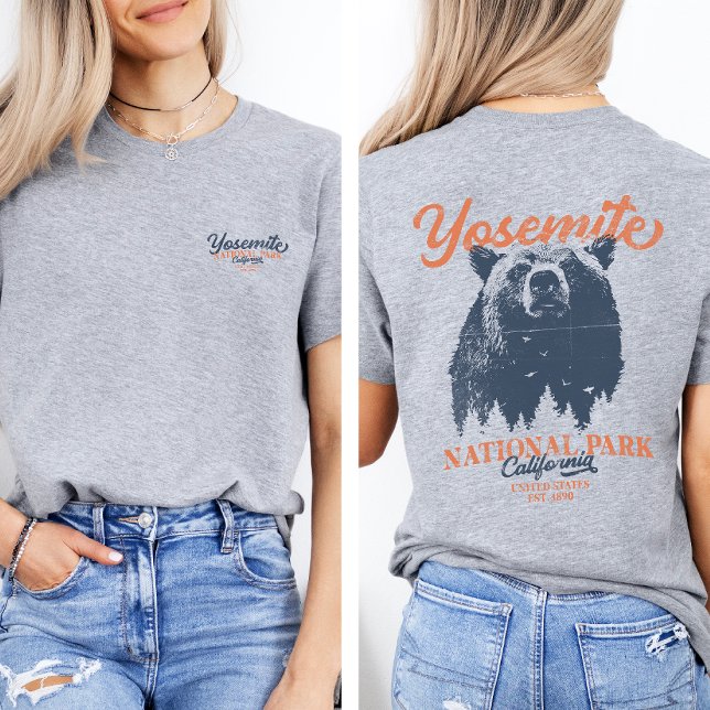 Retro Yosemite Nationalpark California T-Shirt (Von Creator hochgeladen)
