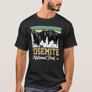 Retro Yosemite Nationalpark USA Vintag Kalifornien T-Shirt
