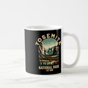 Retro Yosemite Nationalpark USA Vintage Wandern Kaffeetasse