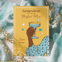Retro You’re My Perfect Mix Valentine’s Day Card  Feiertagskarte
