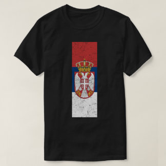 Retro Zastava i Grb Srbije T-Shirt
