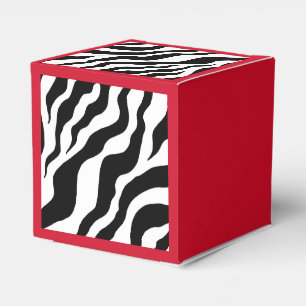 Retro Zebra Print Fevor Boxes Geschenkschachtel